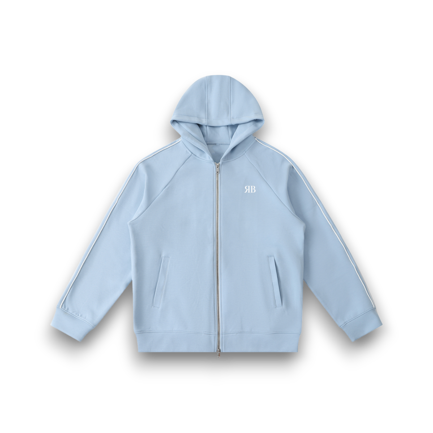 RB Raglan Oceanic Sleeve Zip Hoodie