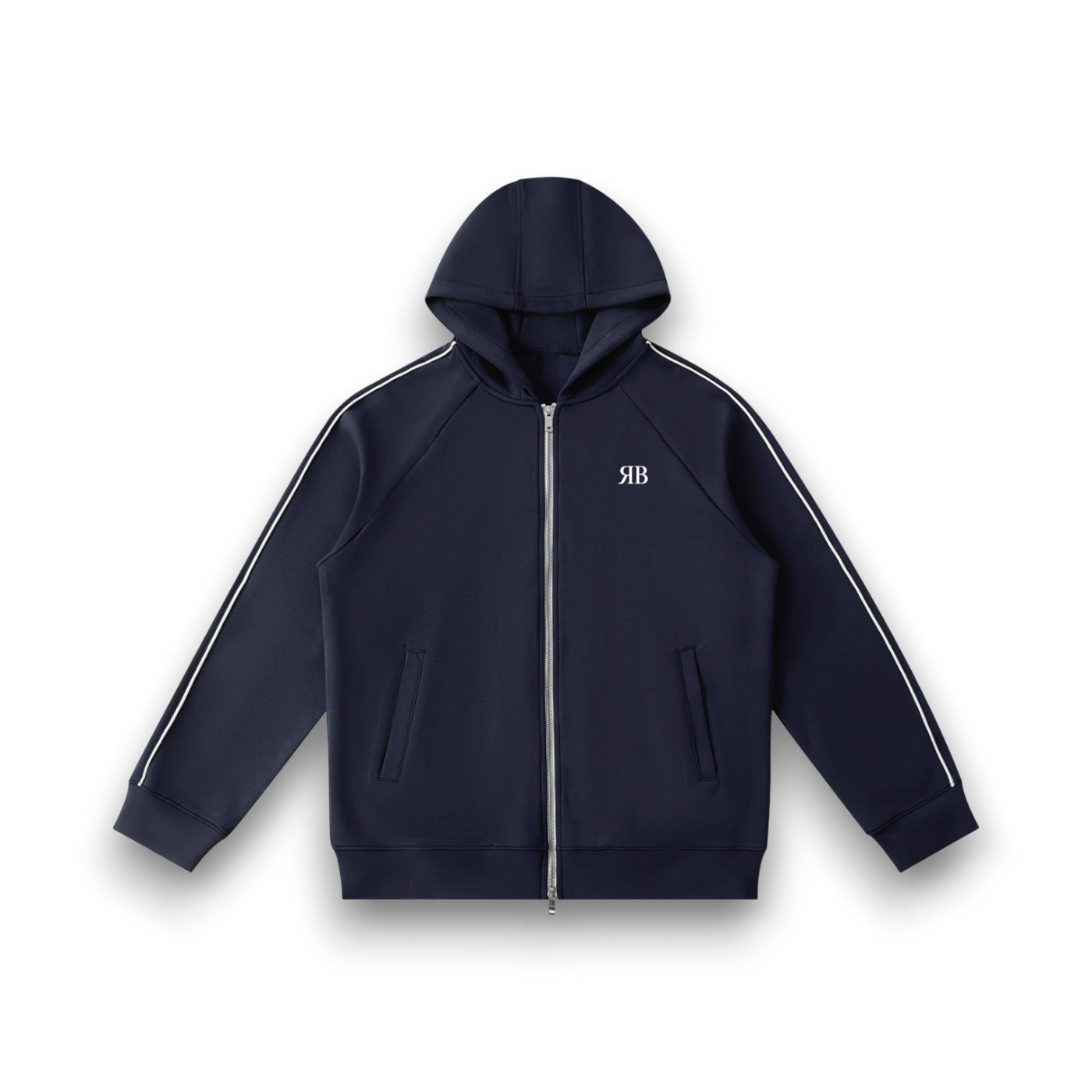RB Raglan Oceanic Sleeve Zip Hoodie
