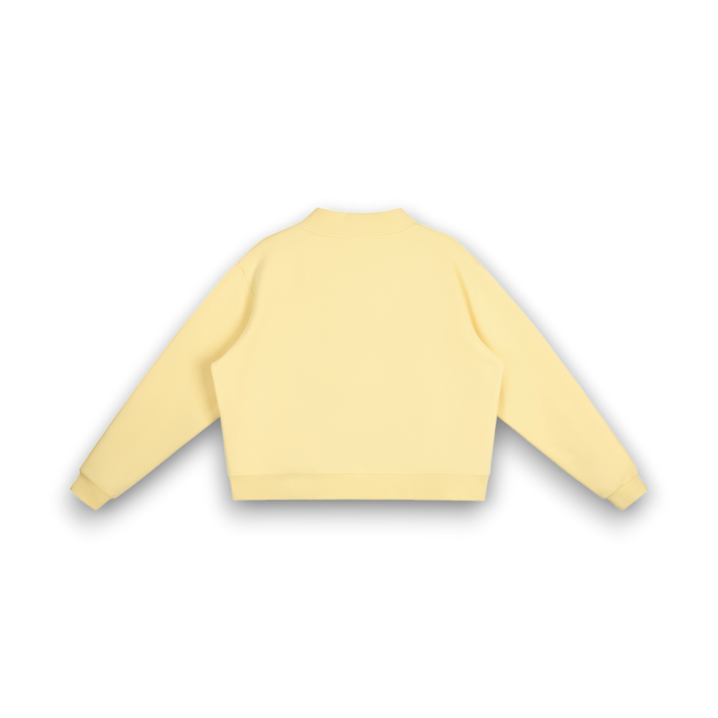 RB Mock Neck Crew Jelly Sweatshirt