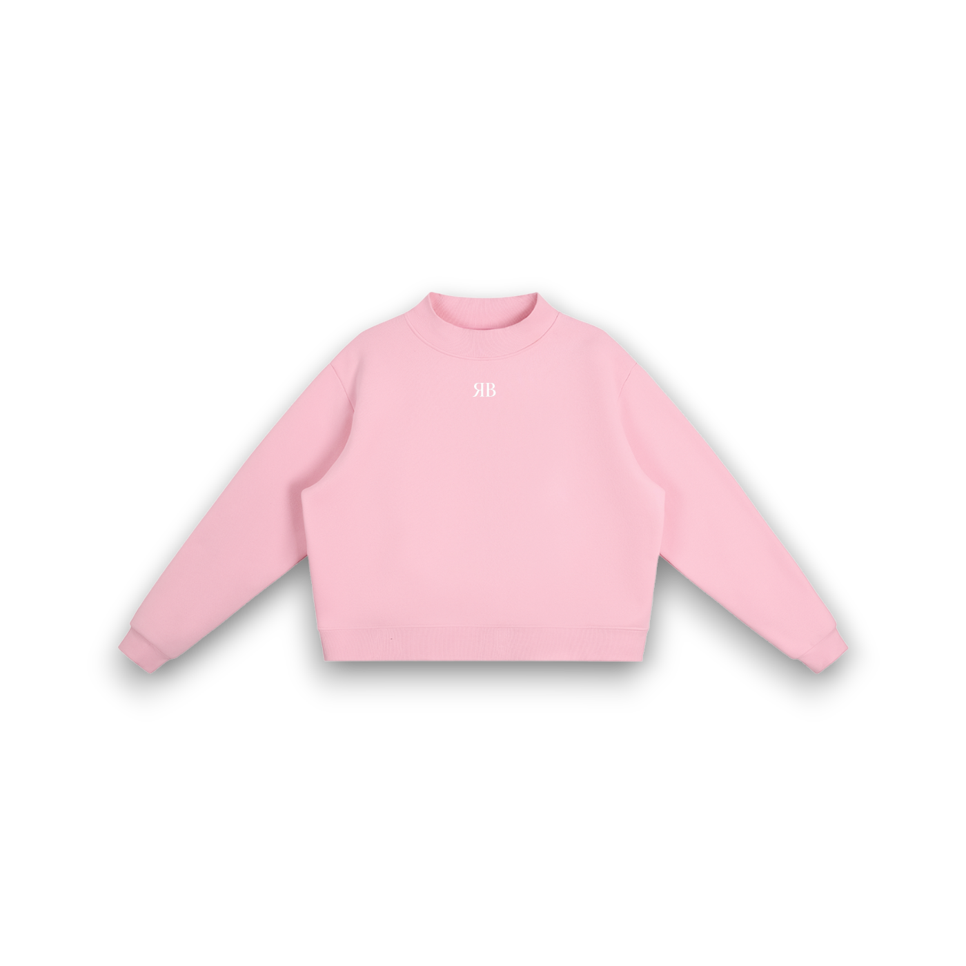 RB Mock Neck Crew Jelly Sweatshirt