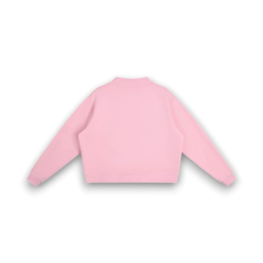 RB Mock Neck Crew Jelly Sweatshirt