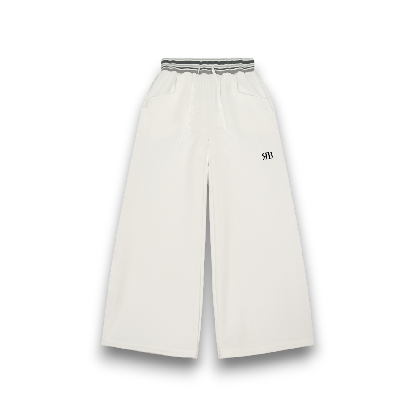 RB Striped Waist Wide Leg Pants