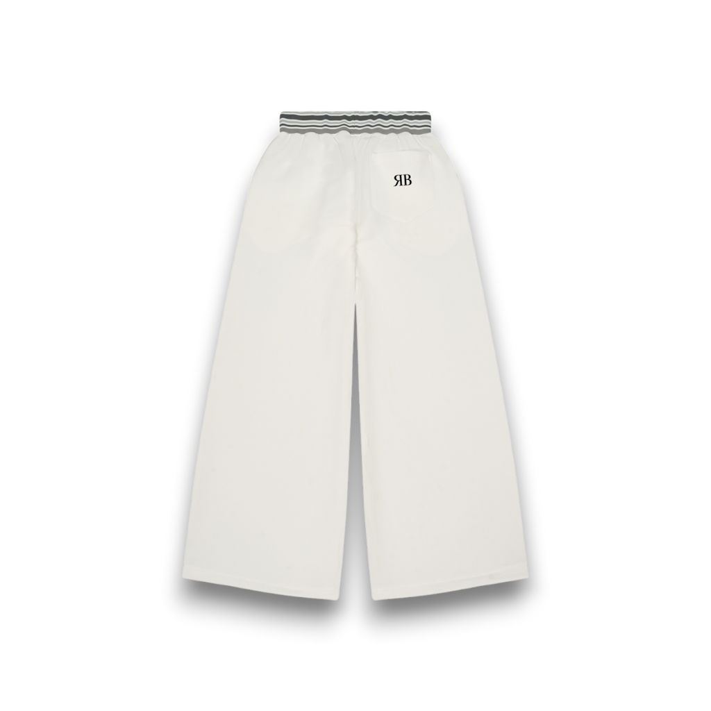 RB Striped Waist Wide Leg Pants