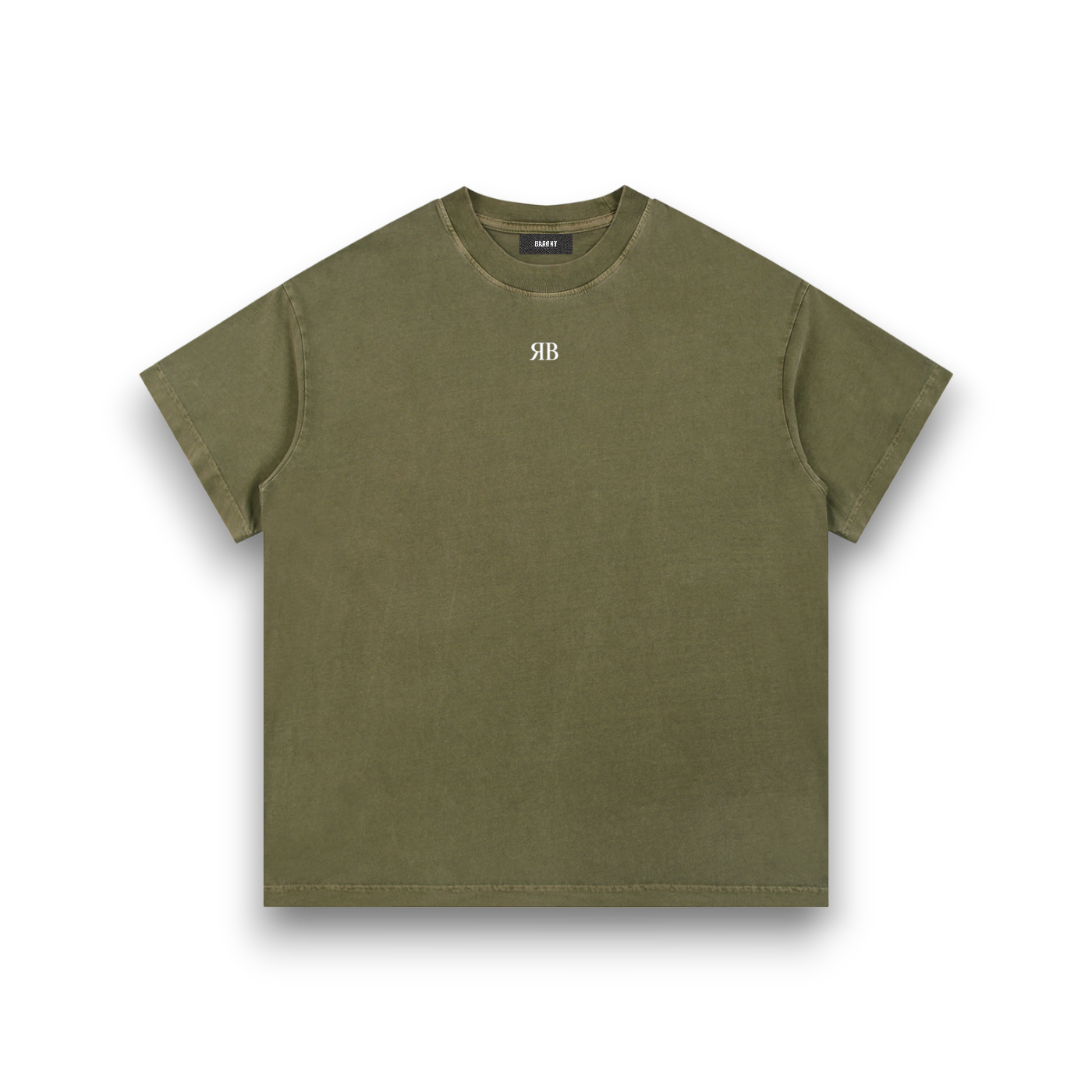 RB Vintage Wash Olive Cotton Tee
