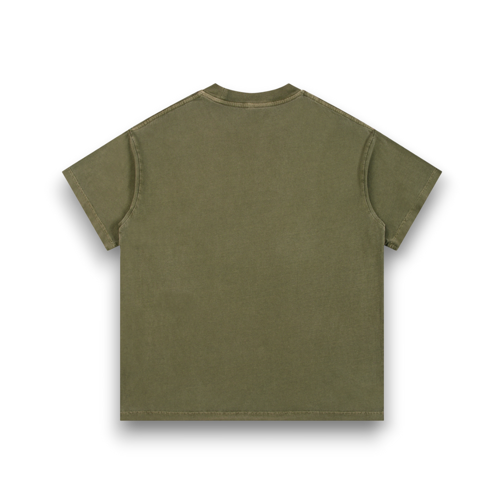 RB Vintage Wash Olive Cotton Tee