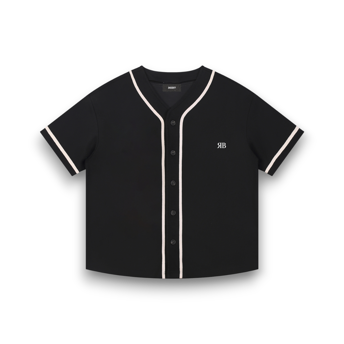 RB Contrast Button-Up Chrome Jersey