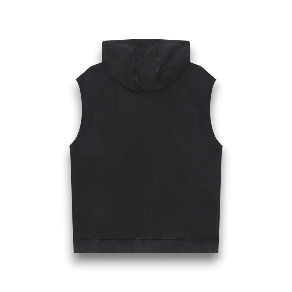 RB Washed Sleeveless Hoodie