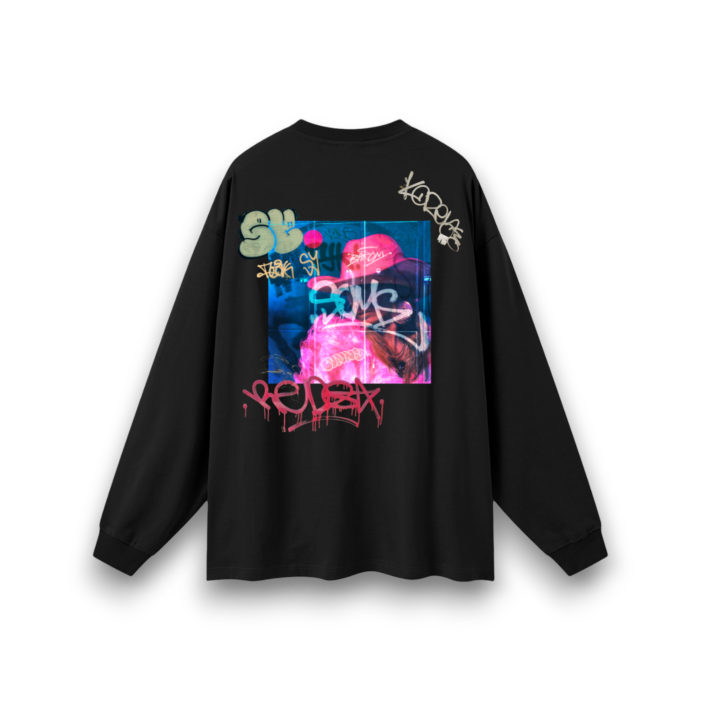 RB x Bunny Nonchalant Oversized Long Sleeve T-Shirt