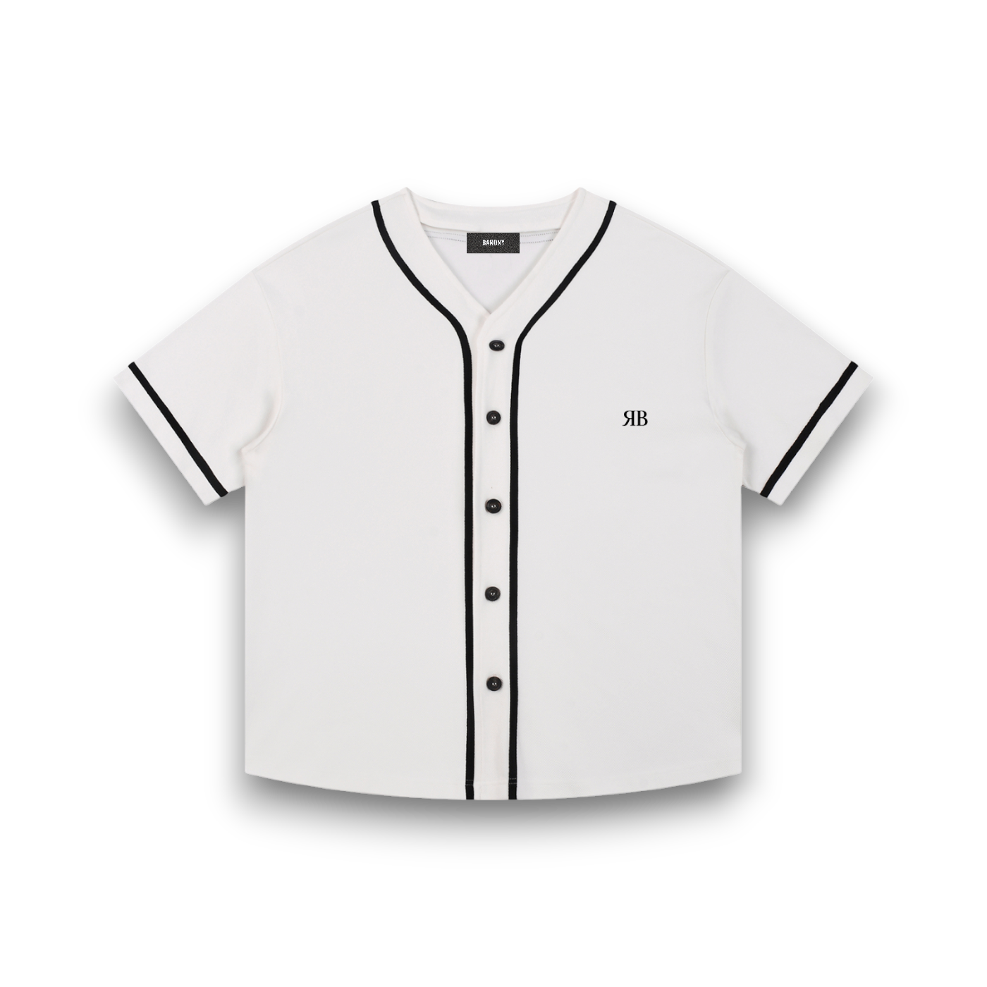 RB Contrast Button-Up Chrome Jersey