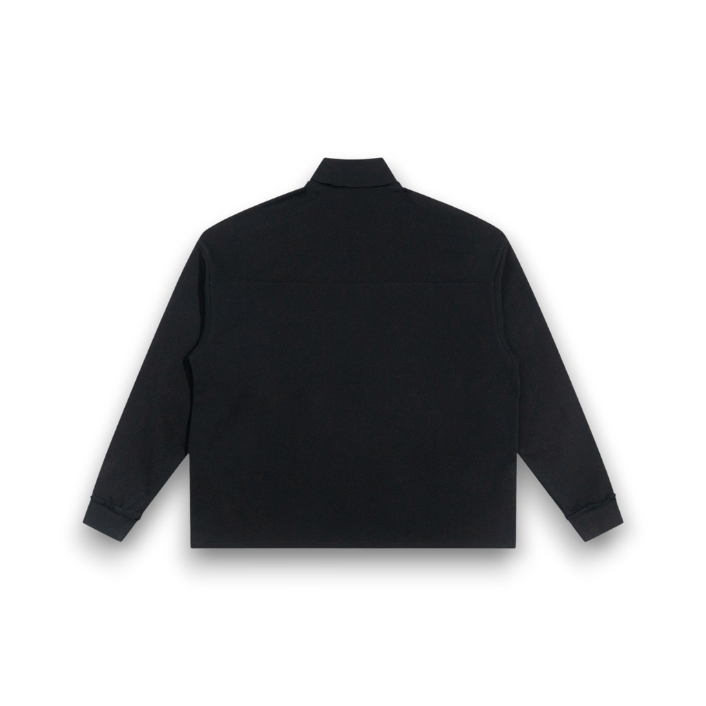 RB Half-Zip Rolled Edge Sweatshirt