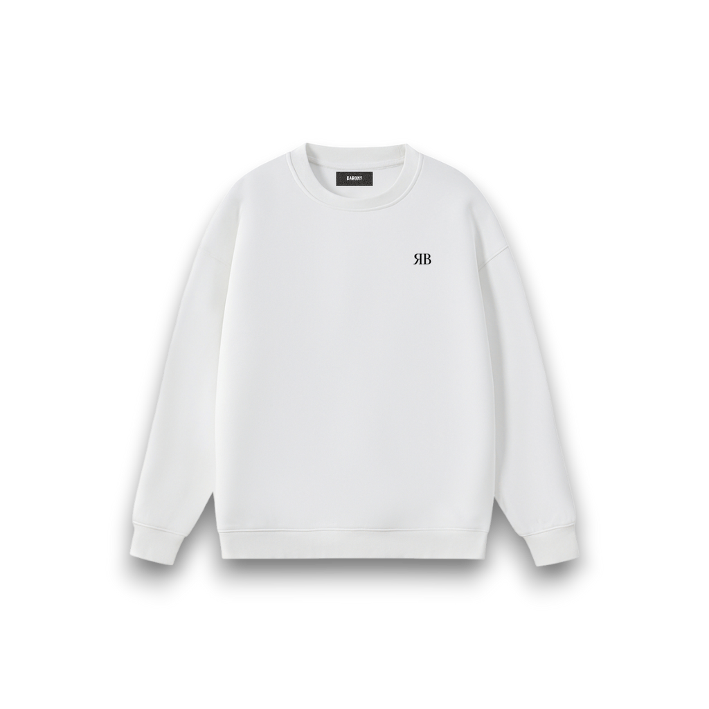 RB Heavyweight Gry Crewneck Sweatshirt