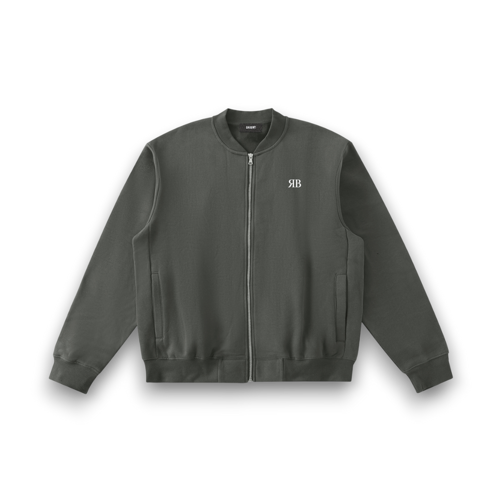 RB Essential Zip Up Gry Jacket