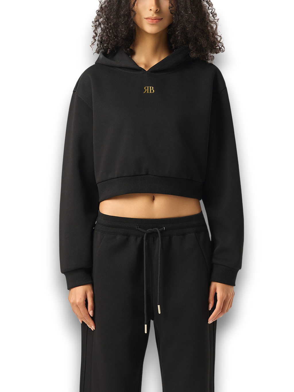 RB Cropped Cherry Hoodie