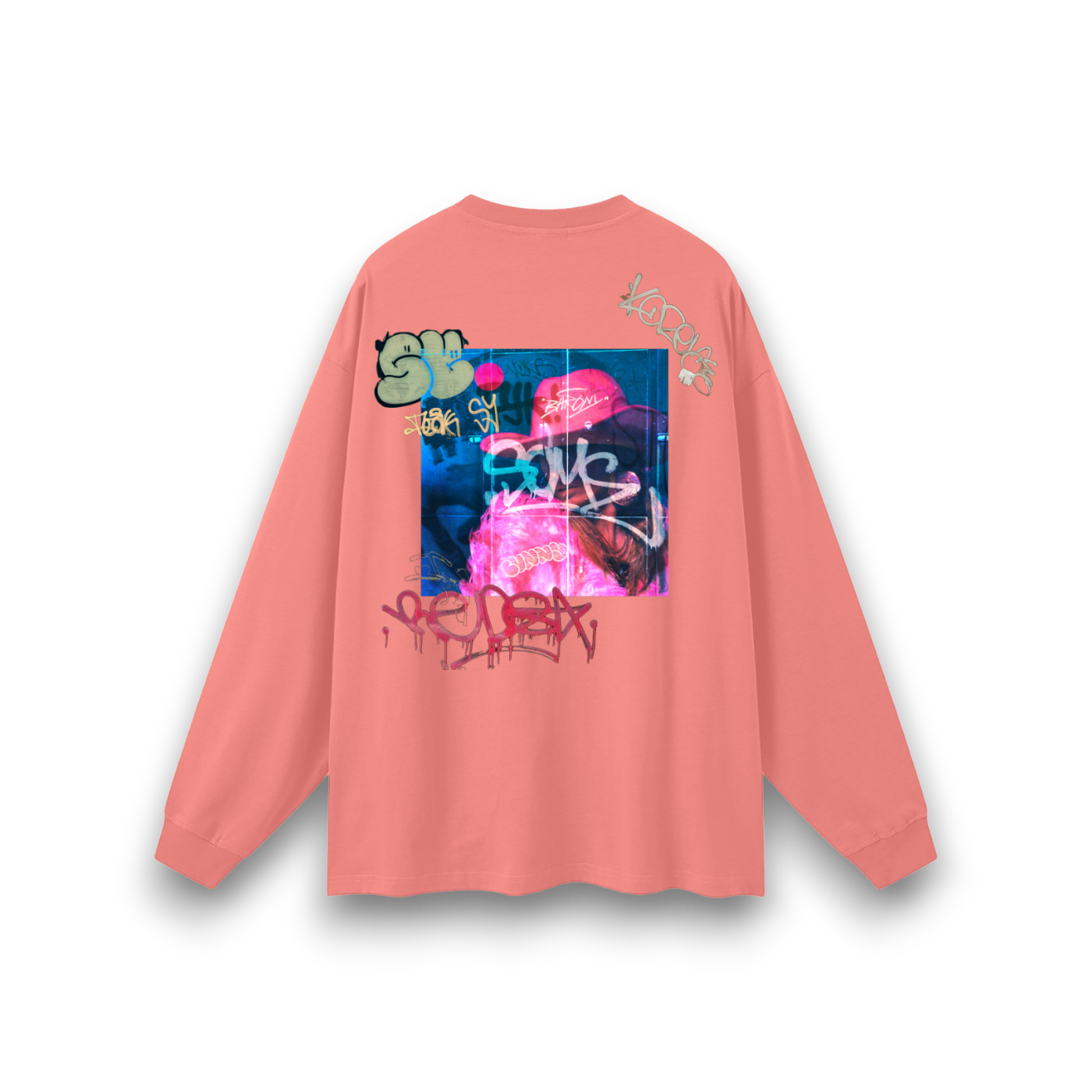 RB x Bunny Nonchalant Oversized Long Sleeve T-Shirt
