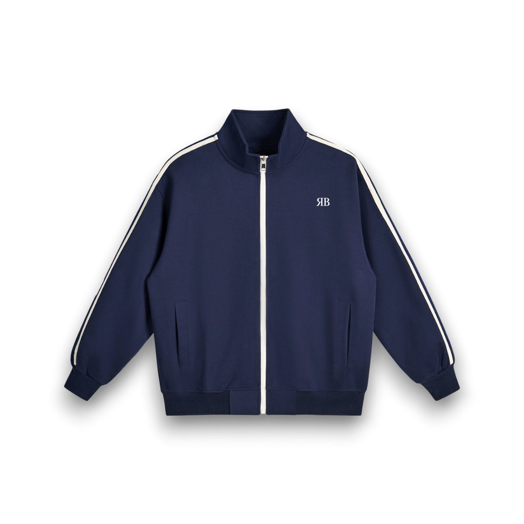 RB Side-Stripe Stand Collar Jacket