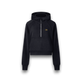 RB Cropped Half Zip Chrome Hoodie