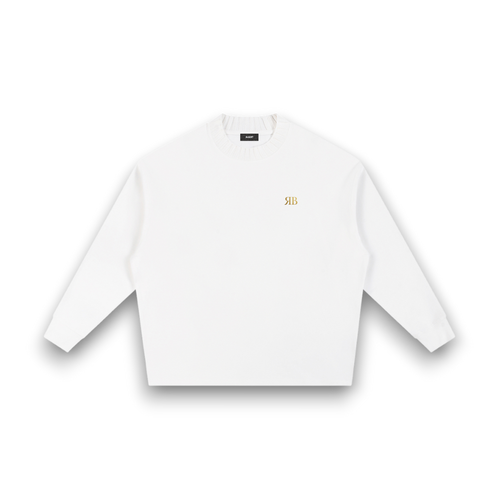 RB Knitted Round Neck Oversize YinYan Sweatshirt