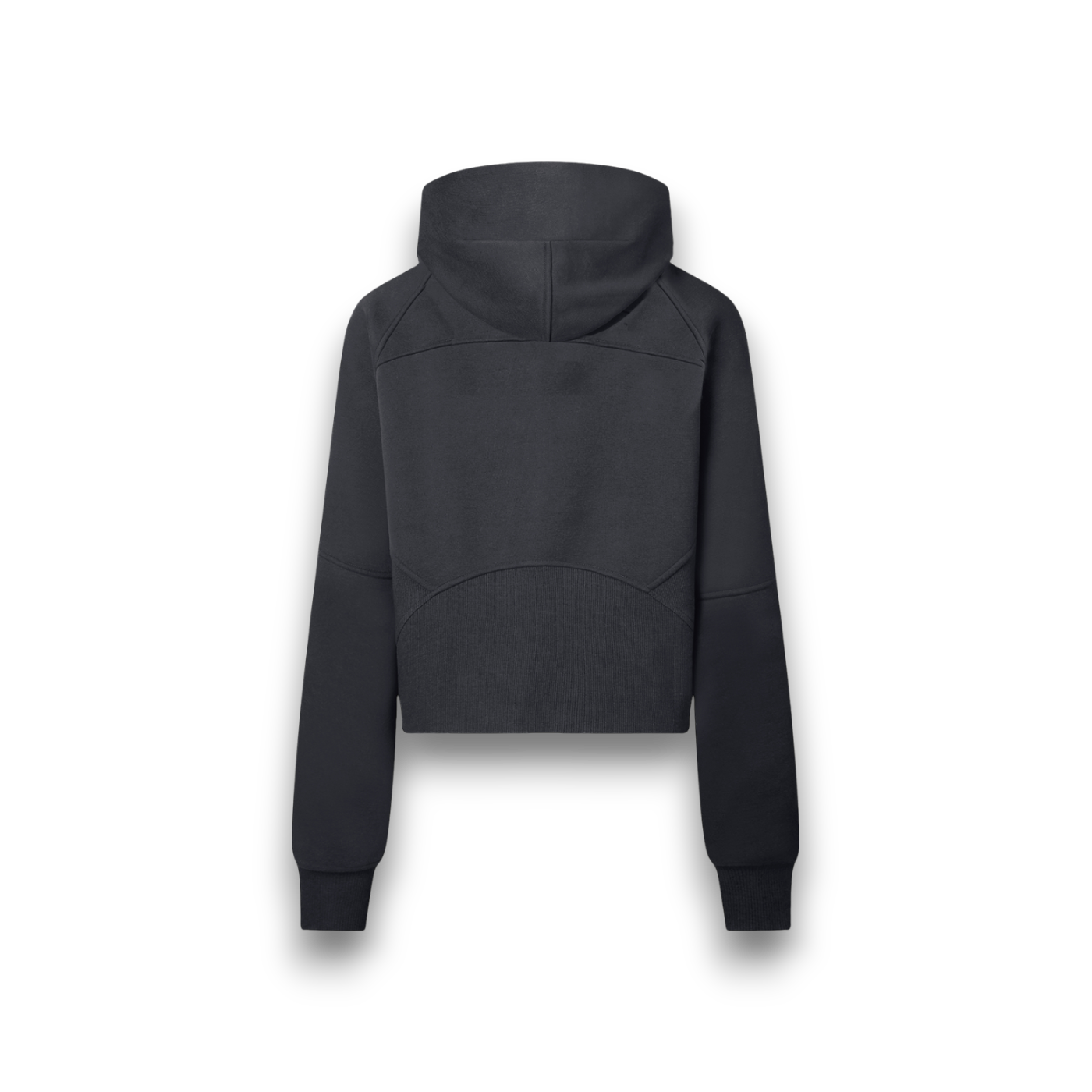 RB Cropped Half Zip Chrome Hoodie