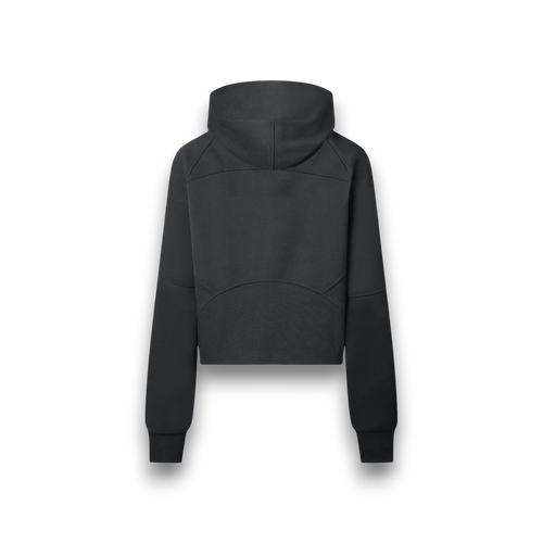 RB Cropped Half Zip Chrome Hoodie