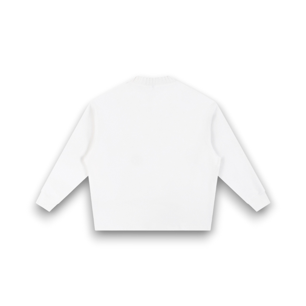 RB Knitted Round Neck Oversize YinYan Sweatshirt