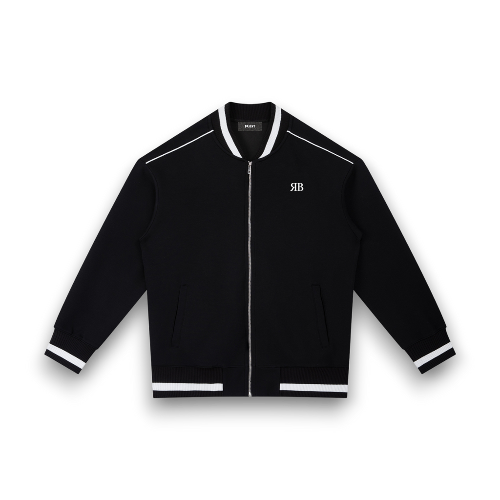 RB Piping Zip Bomber Dark Jacket