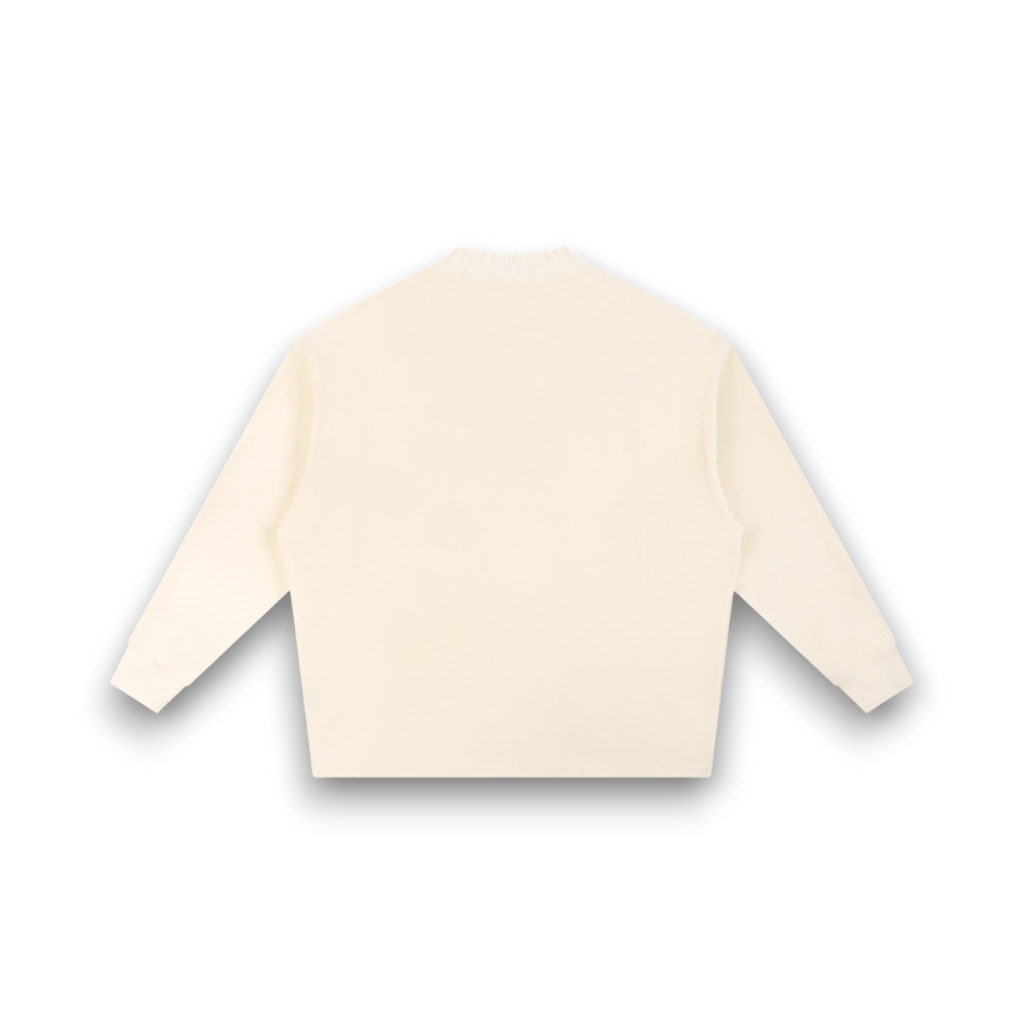 RB Knitted Round Neck Oversize Sweatshirt