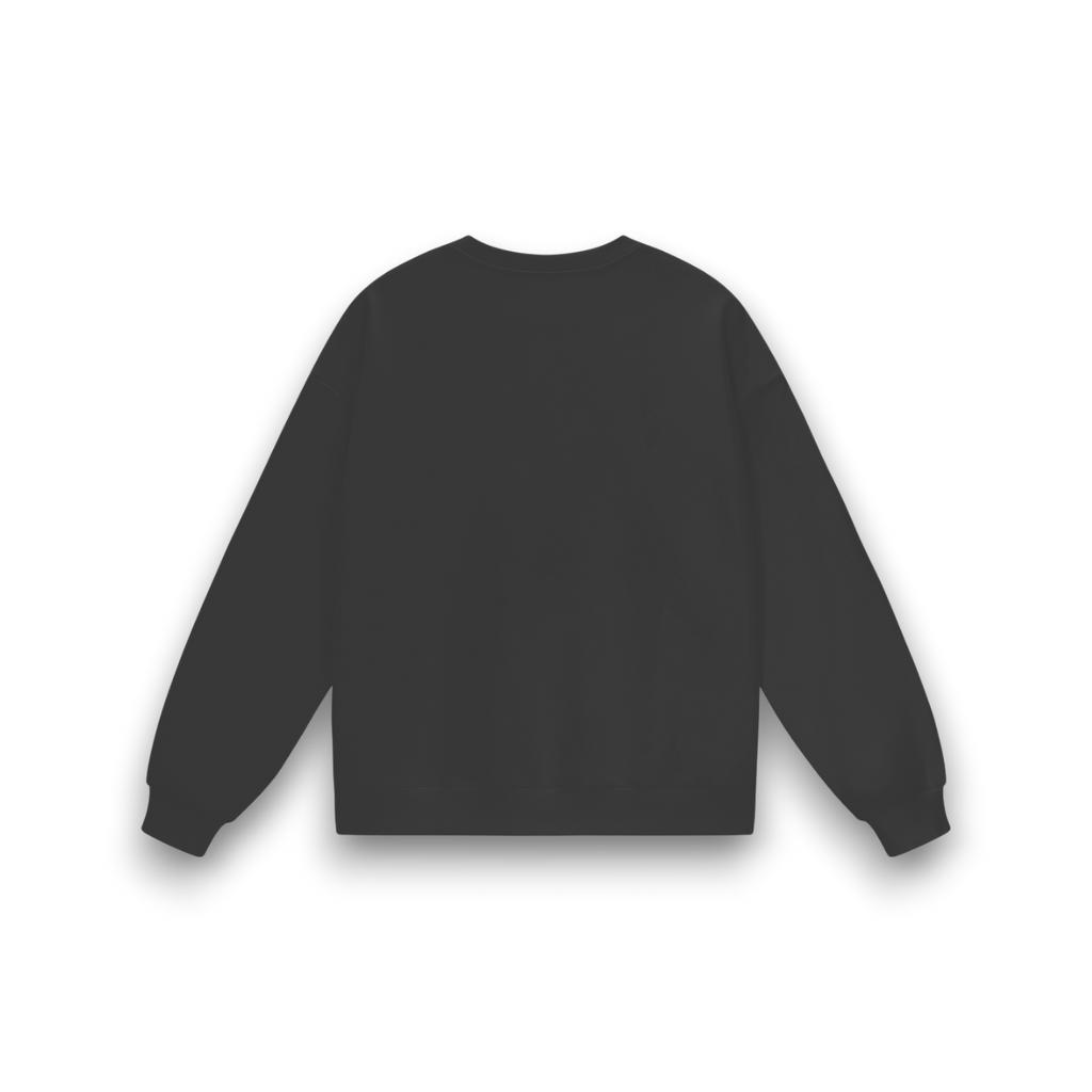 RB Drop Shoulder Black Sweatshirt
