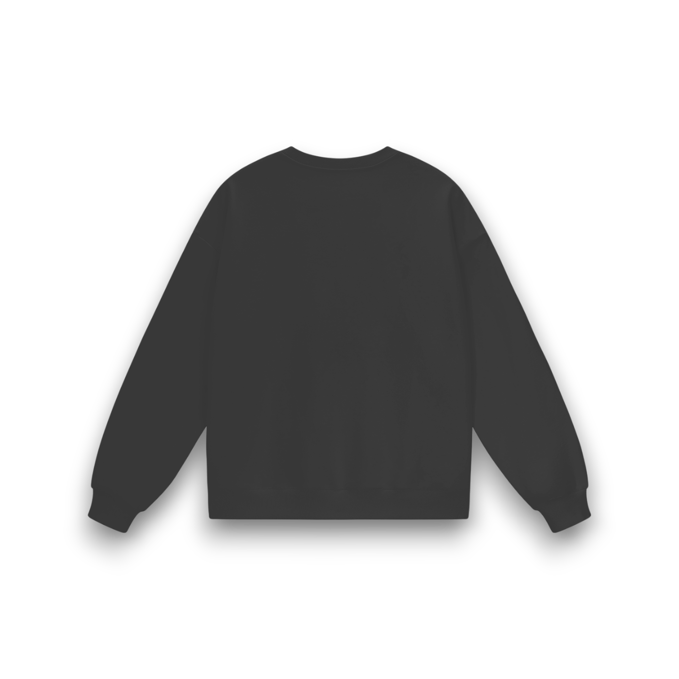 RB Drop Shoulder Black Sweatshirt