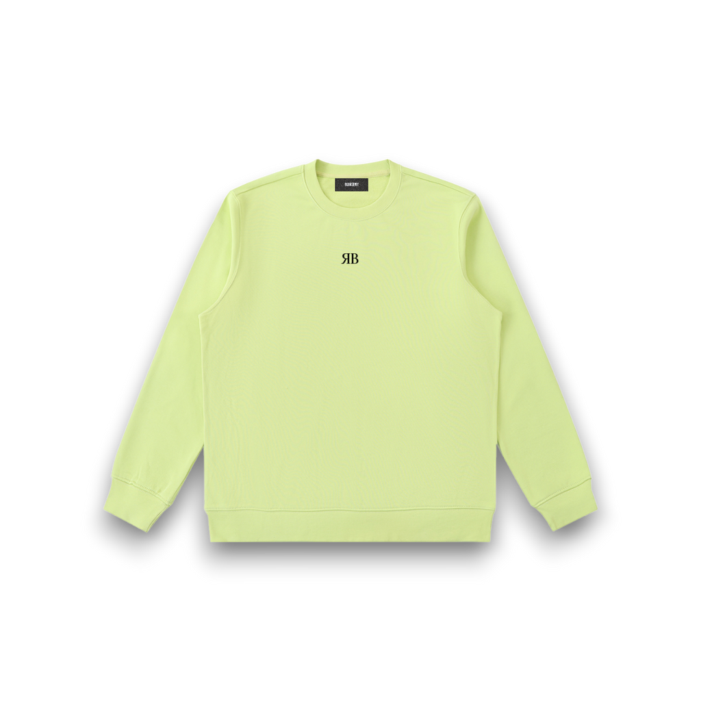 RB Essential Crewneck Lime Sweatshirt