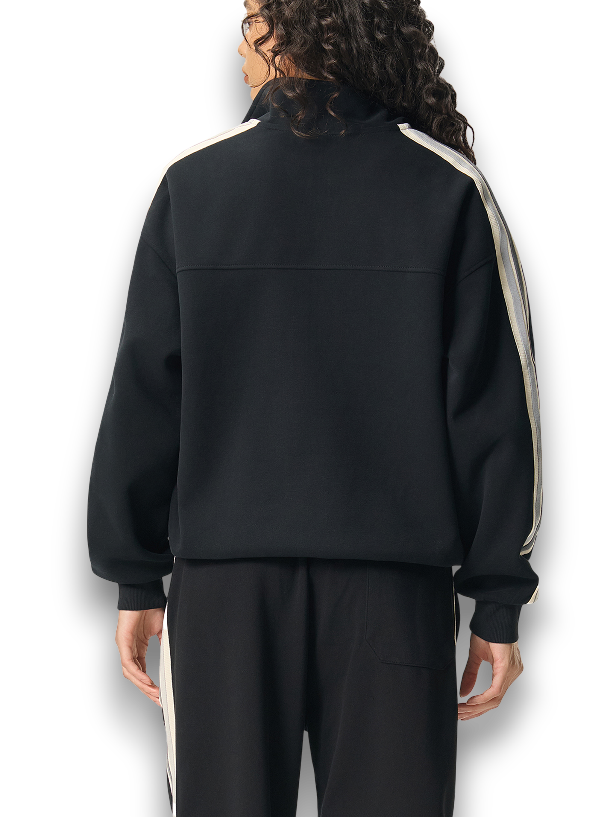 RB Side-Stripe Stand Collar W Jacket