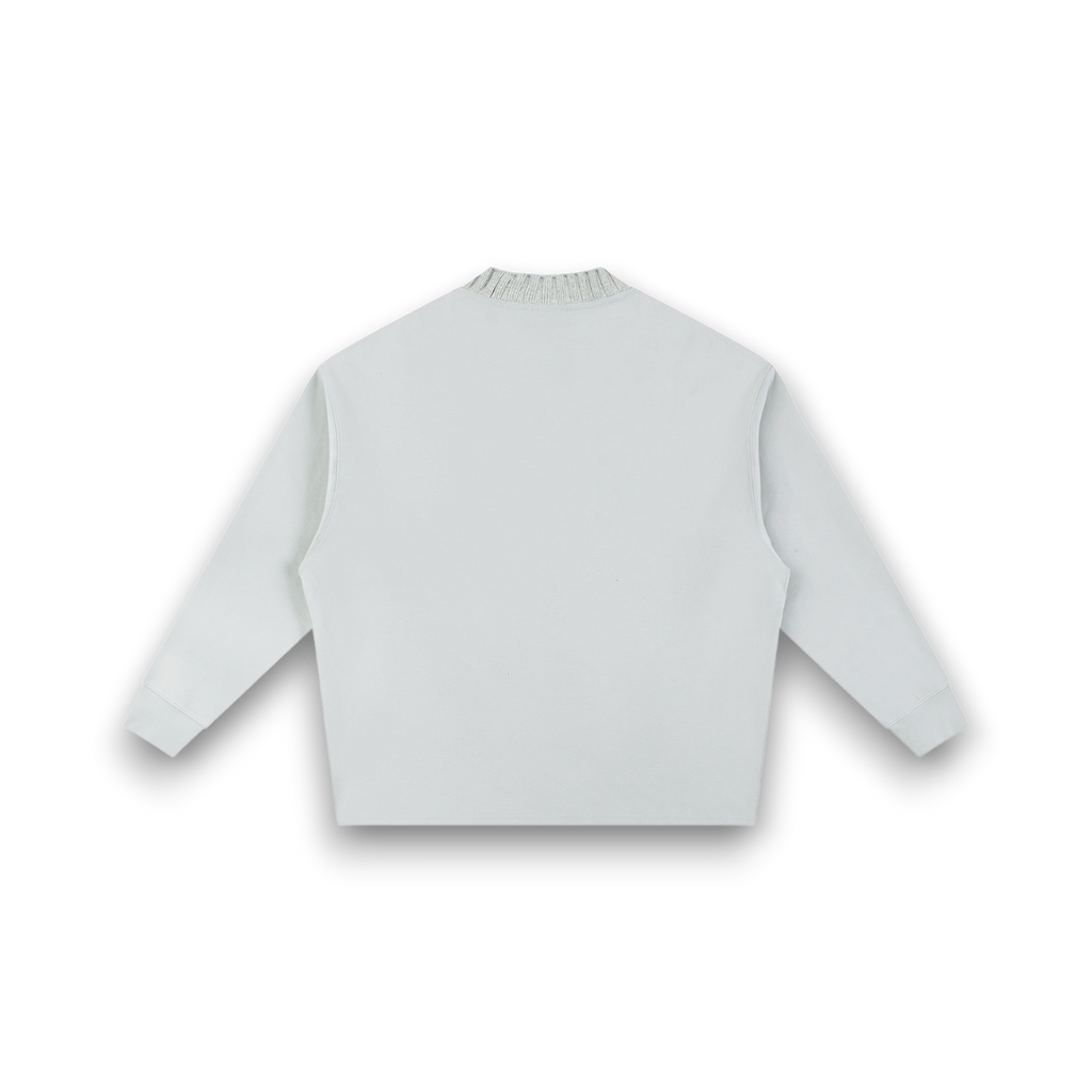 RB Knitted Round Neck Oversize Sweatshirt