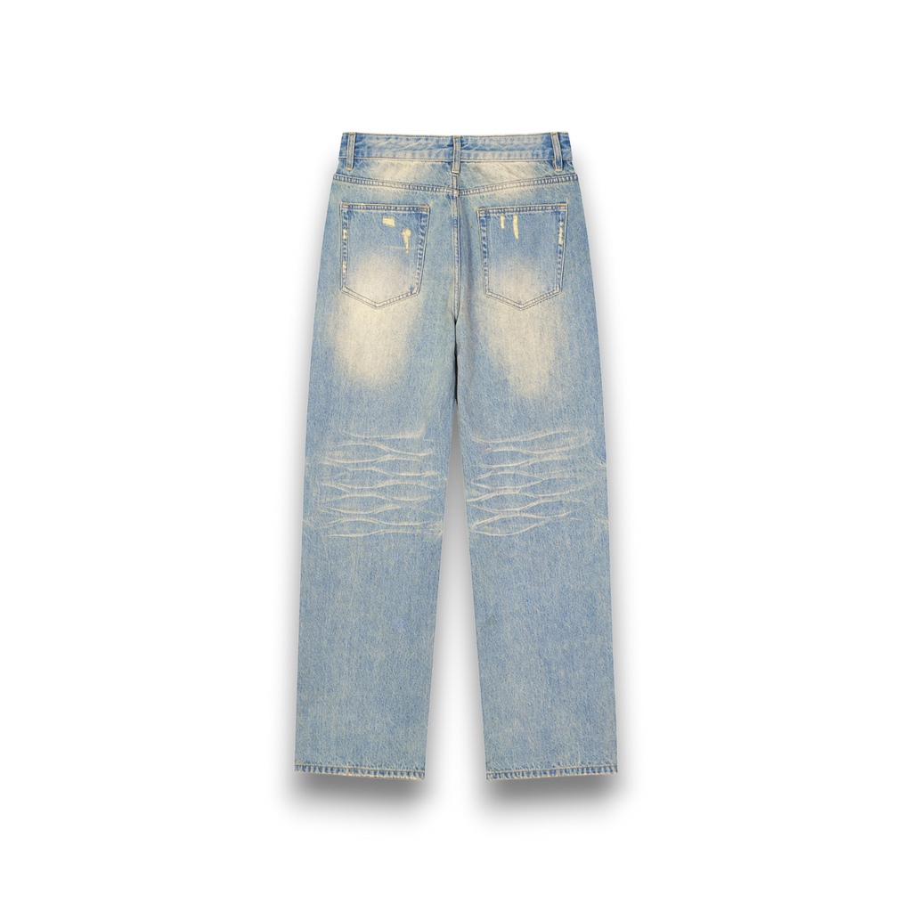 RB Sun Fade Raw Denim Jeans