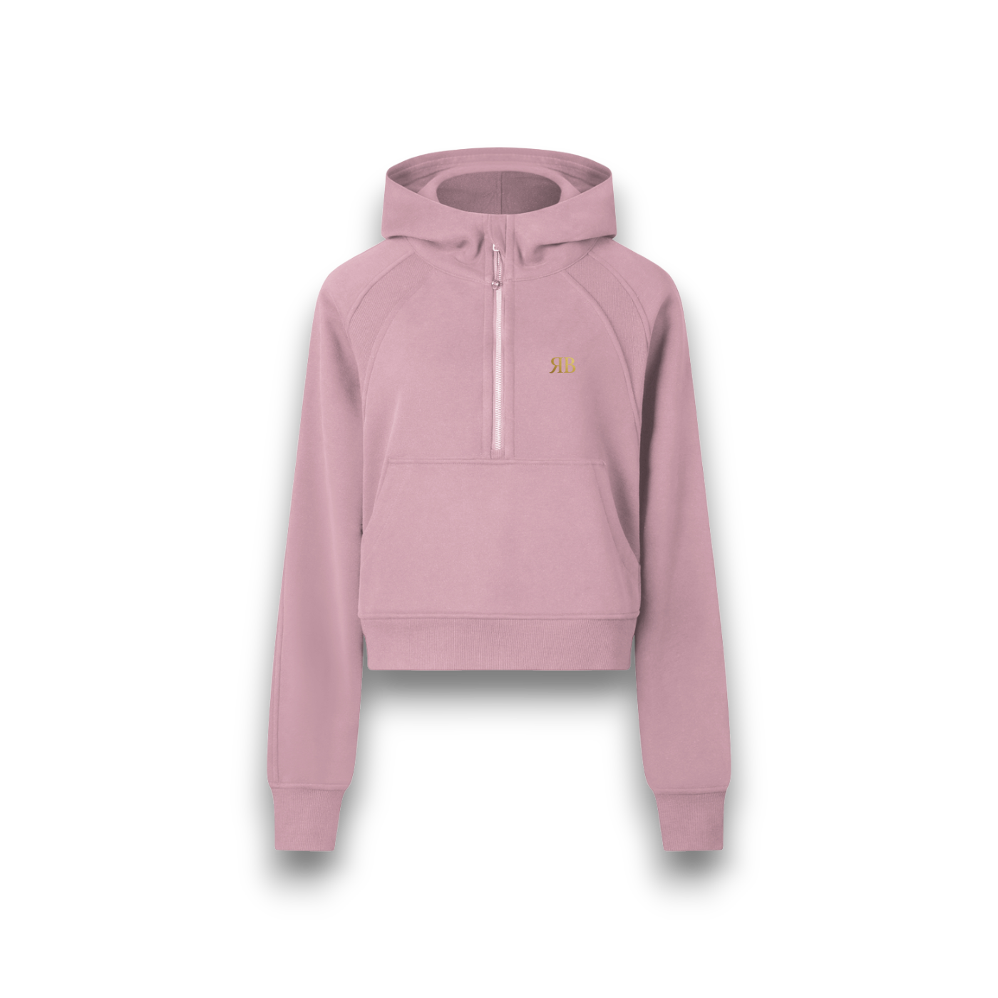 RB Cropped Half Zip Lolly Hoodie