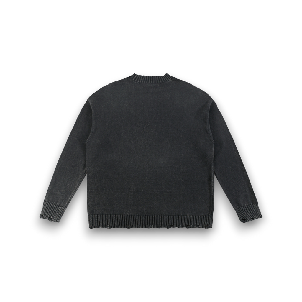 RB Washed Hand Frayed Sweater
