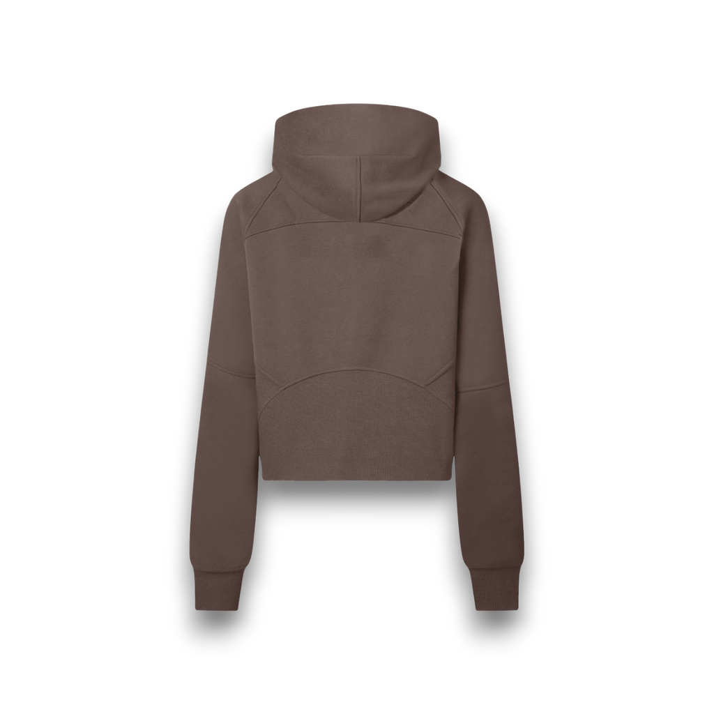 RB Cropped Half Zip Hoodie