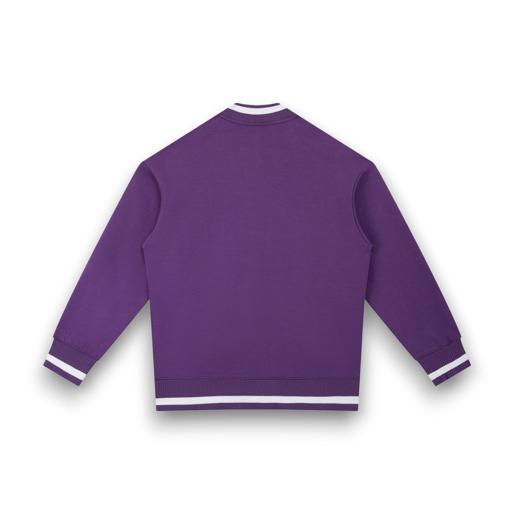RB Piping Zip Bomber Berry Jacket
