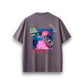 RB x Bunny Loose Nonchalant Plum Tee