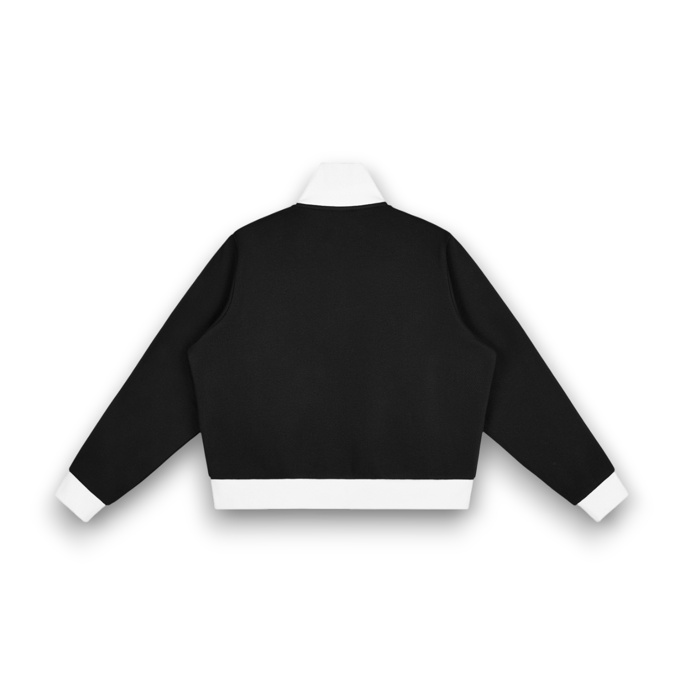 Side Stripe Fleece Cropped Track Plum Jacket