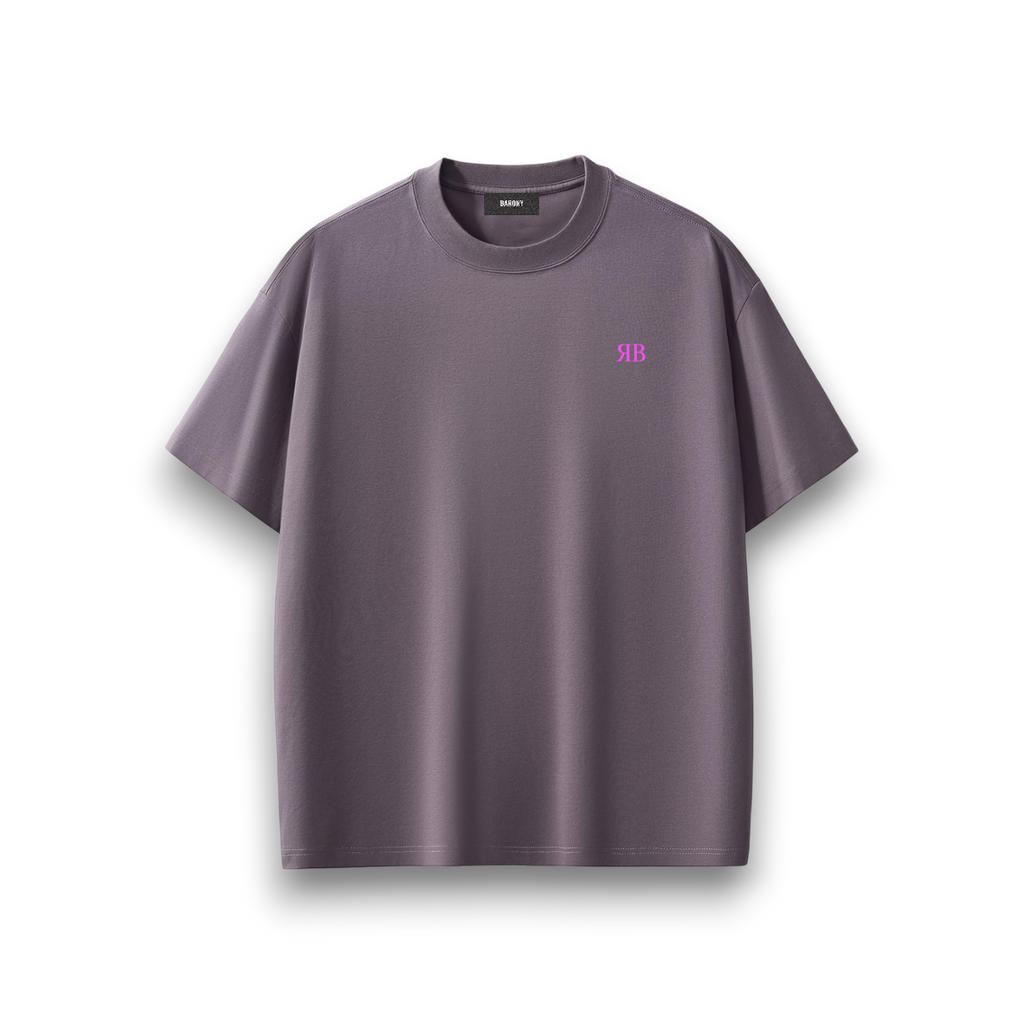 RB x Bunny Loose Nonchalant Plum Tee