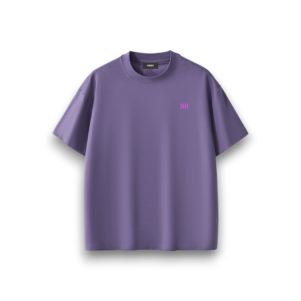 RB x Bunny Loose Nonchalant Plum Tee