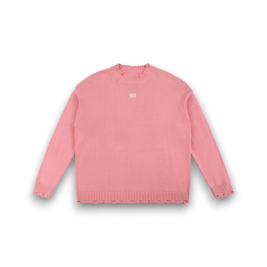 RB Washed Hand Frayed W Sweater