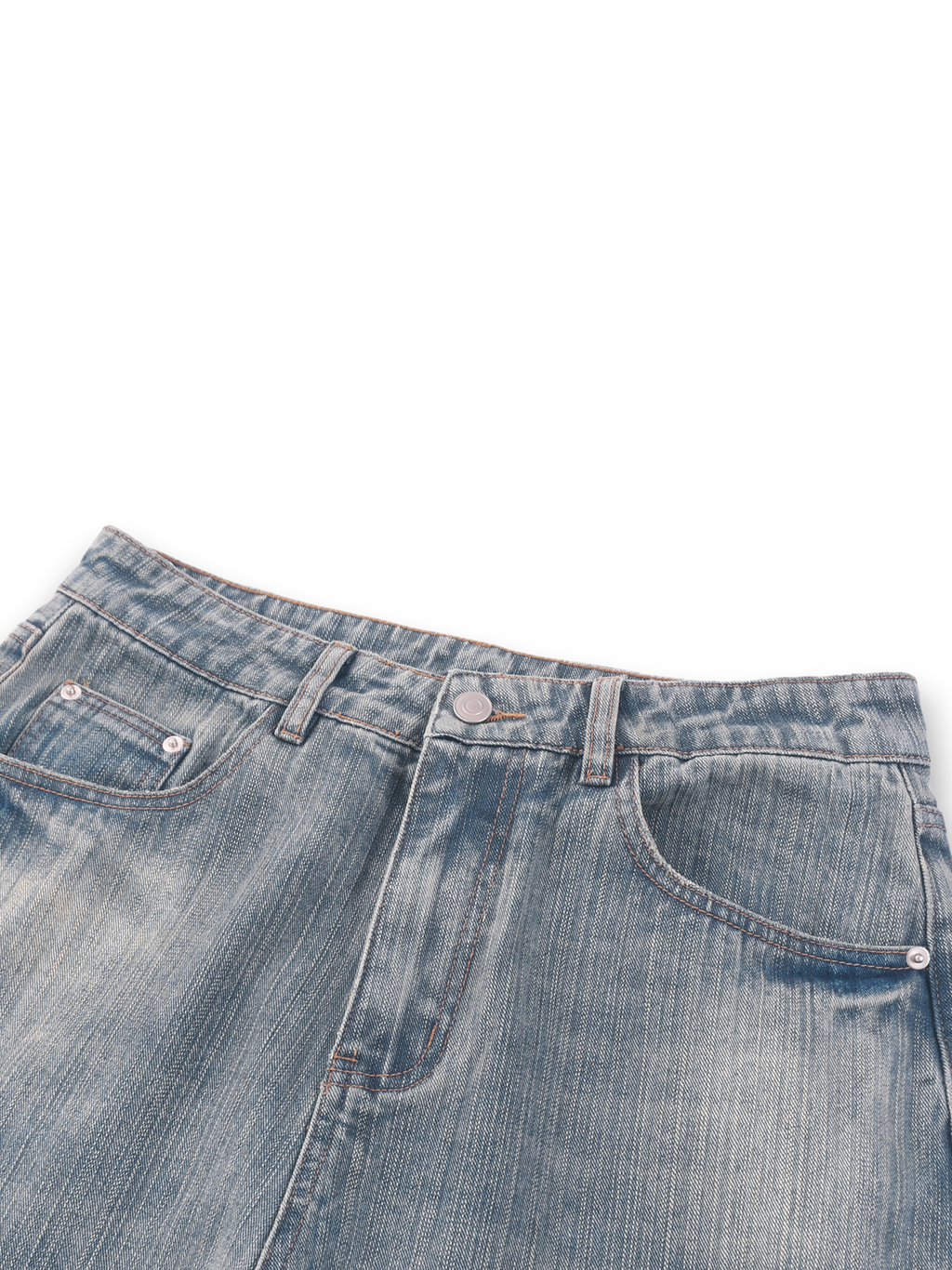 RB Vintage Wash Distressed Denim Jeans