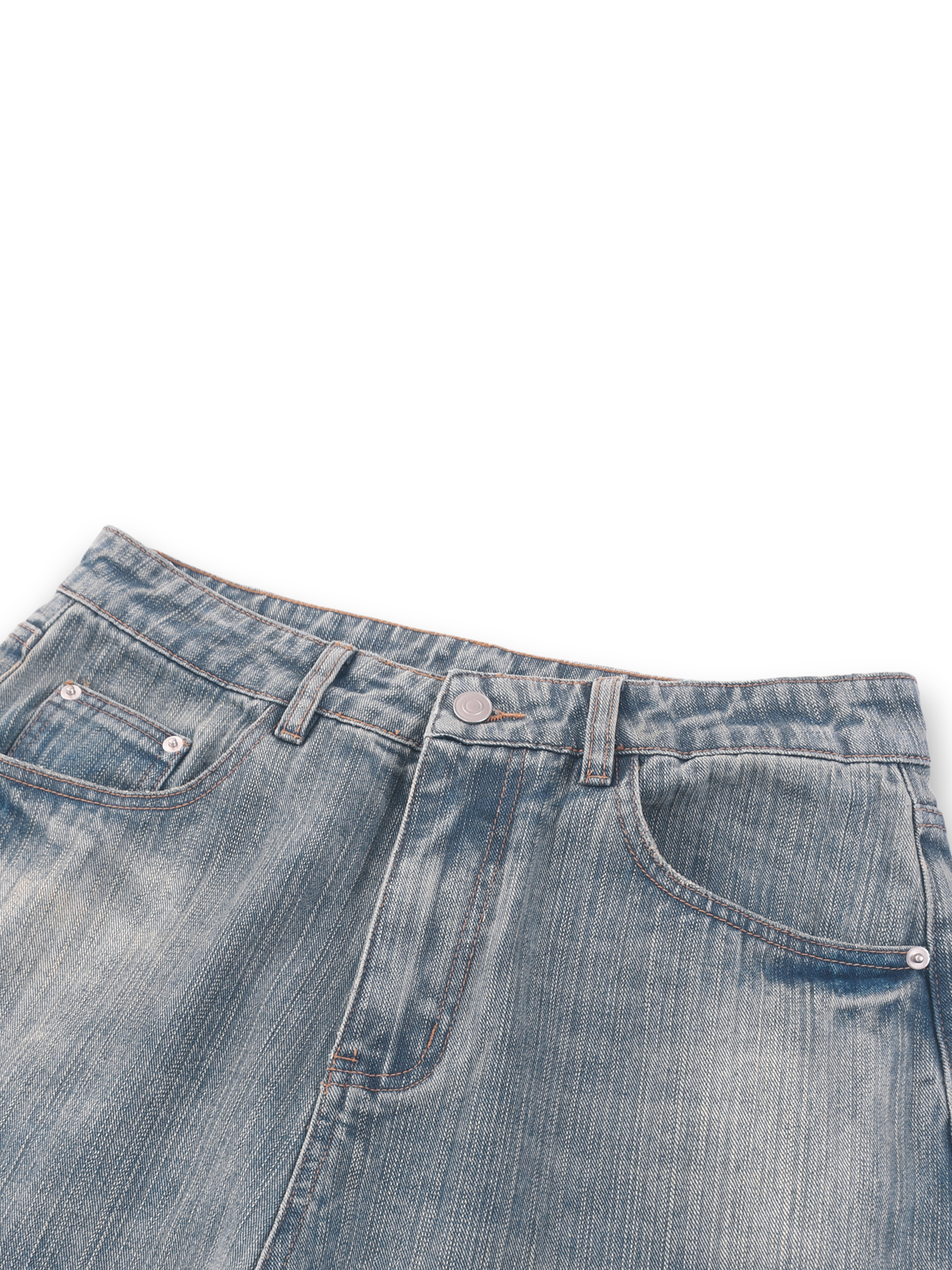 RB Vintage Wash Distressed Denim Jeans