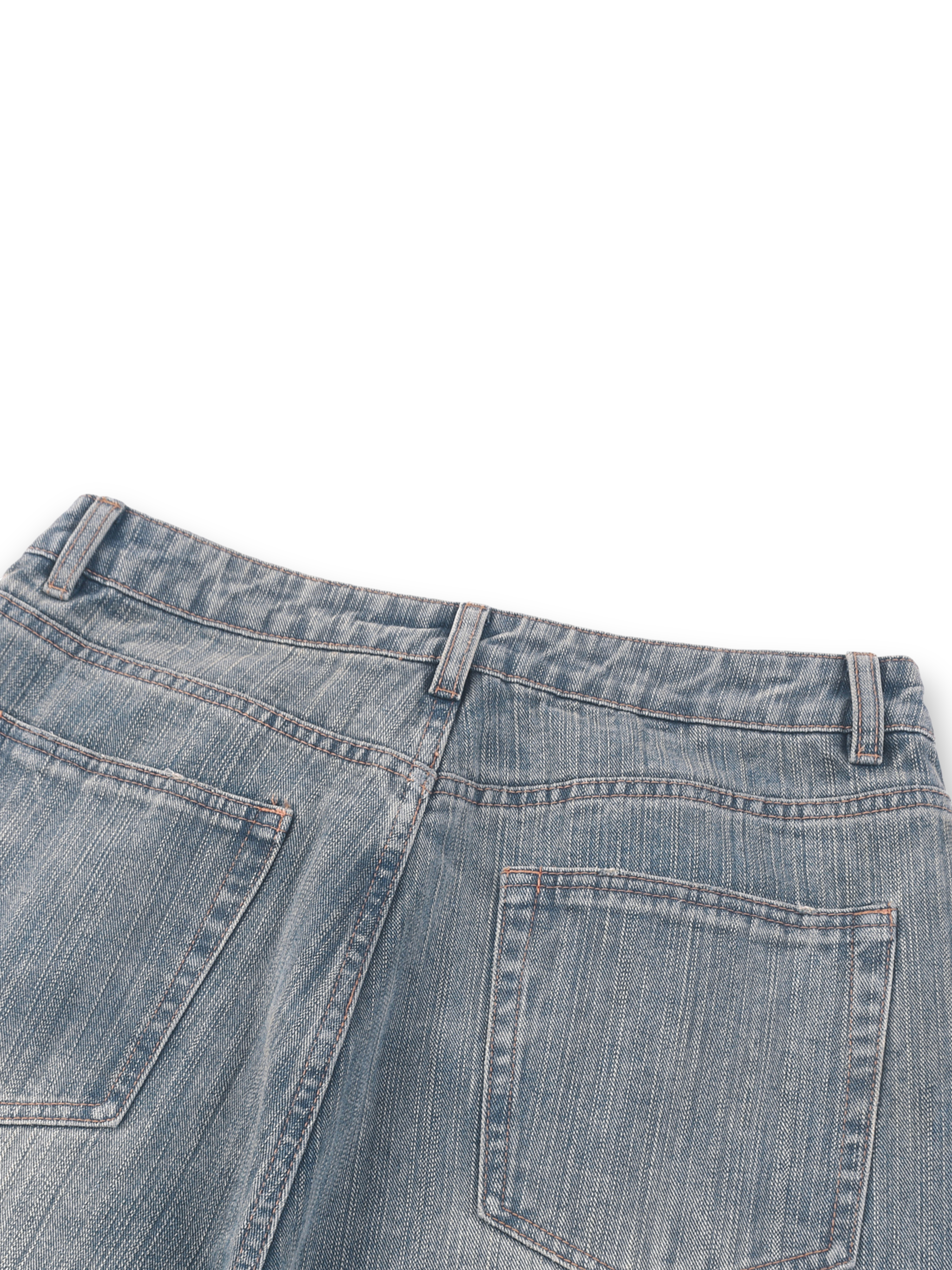 RB Vintage Wash Distressed Denim Jeans