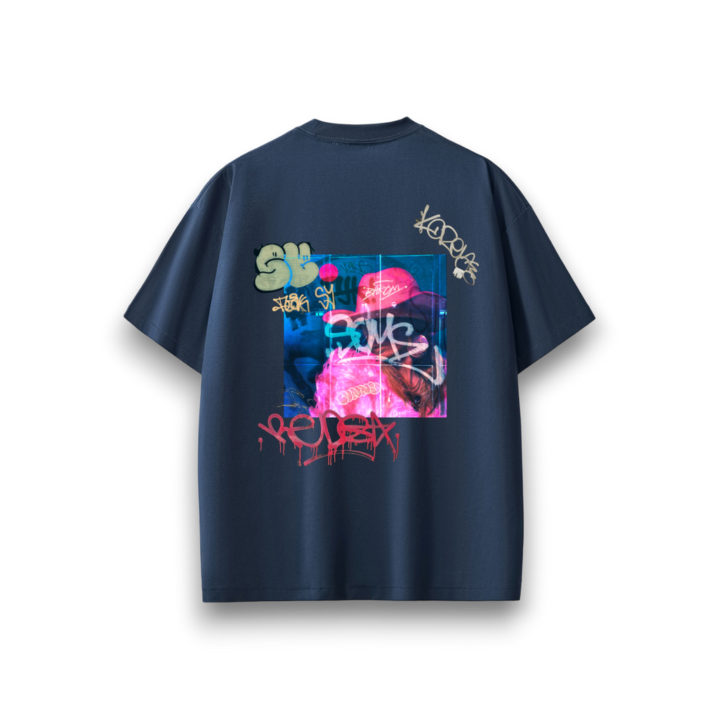 RB x Bunny Loose Nonchalant Dark Tee