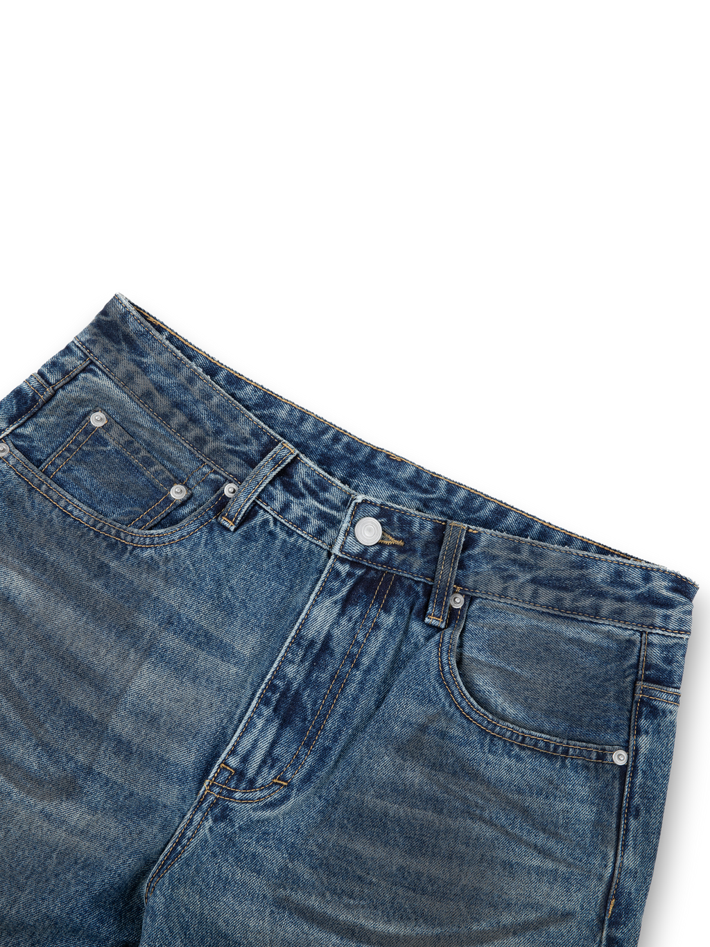 RB Vintage Wash Baggy Denim Jeans