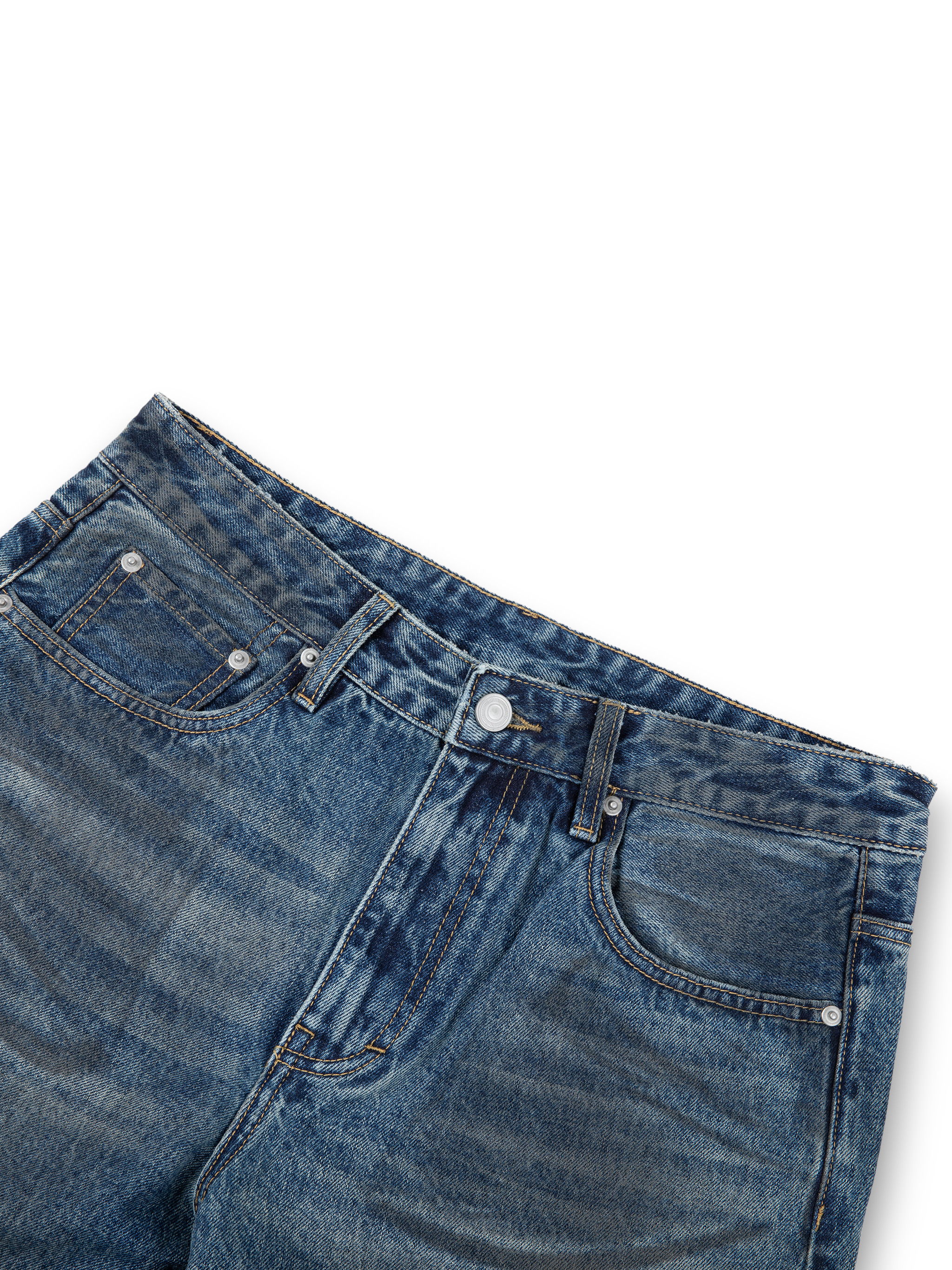 RB Vintage Wash Baggy Denim Jeans
