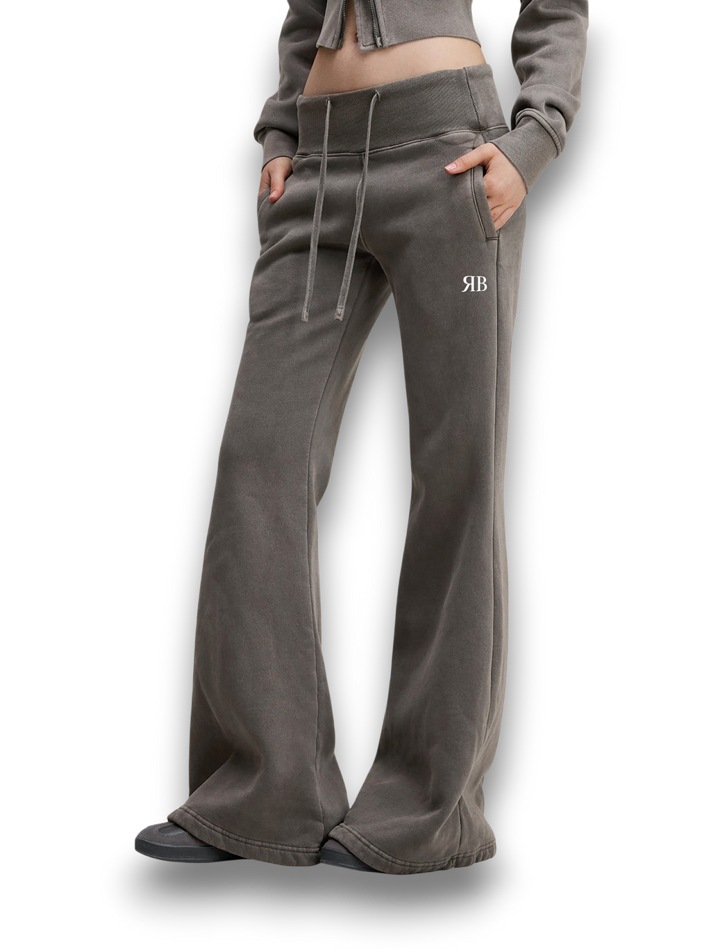 RB Vintage Washed Flared Fleece Joggers