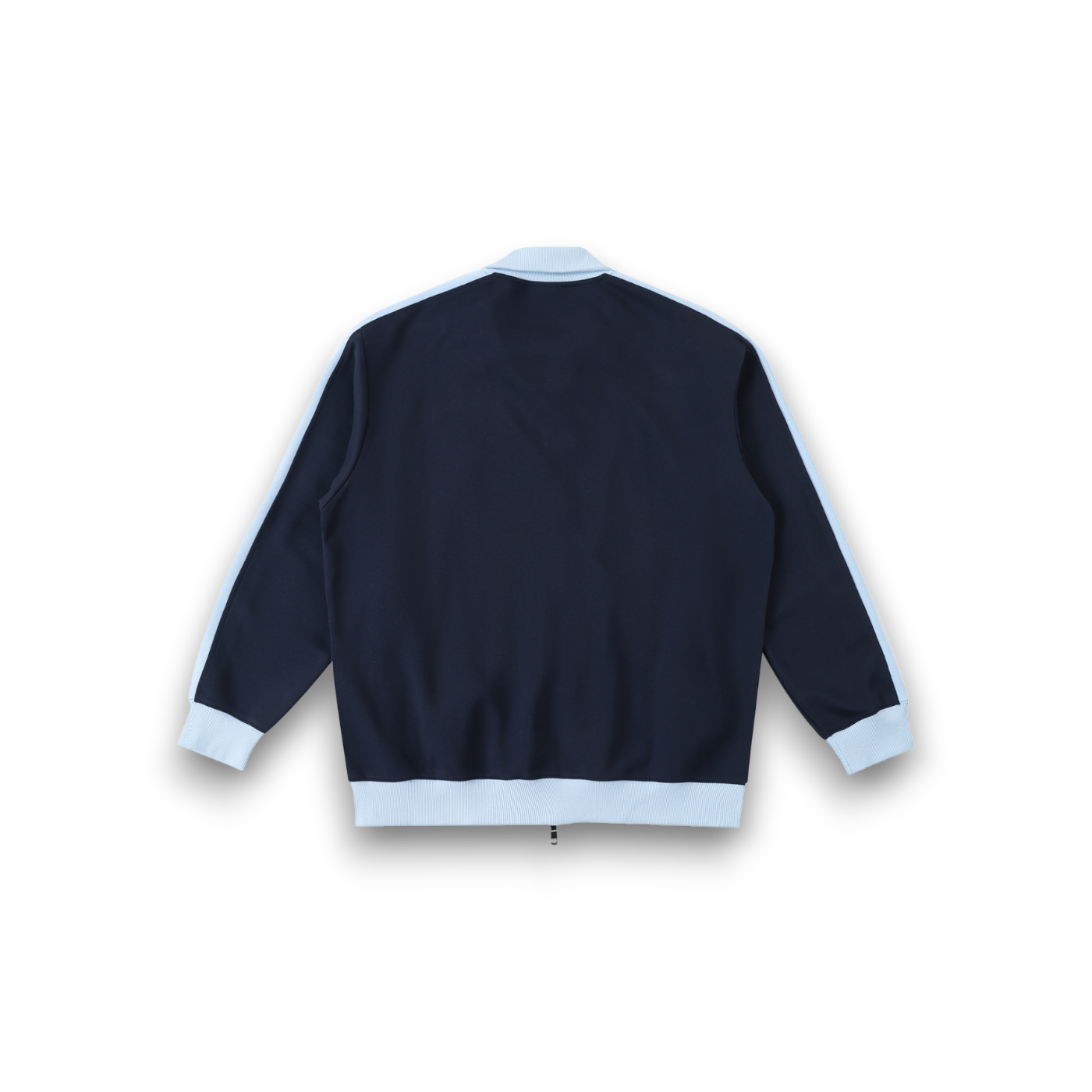 RB Trim Stand Collar Blu Jacket