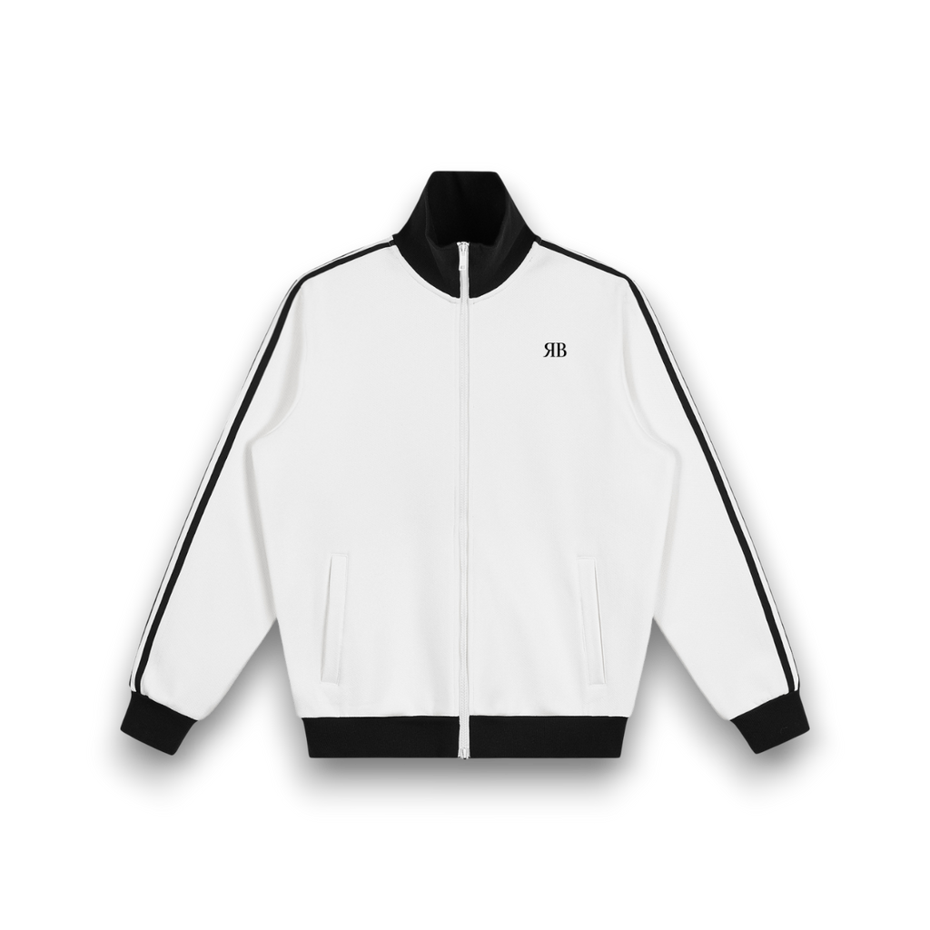 RB Contrast Side Stripe Fleece Track Luck Jacket